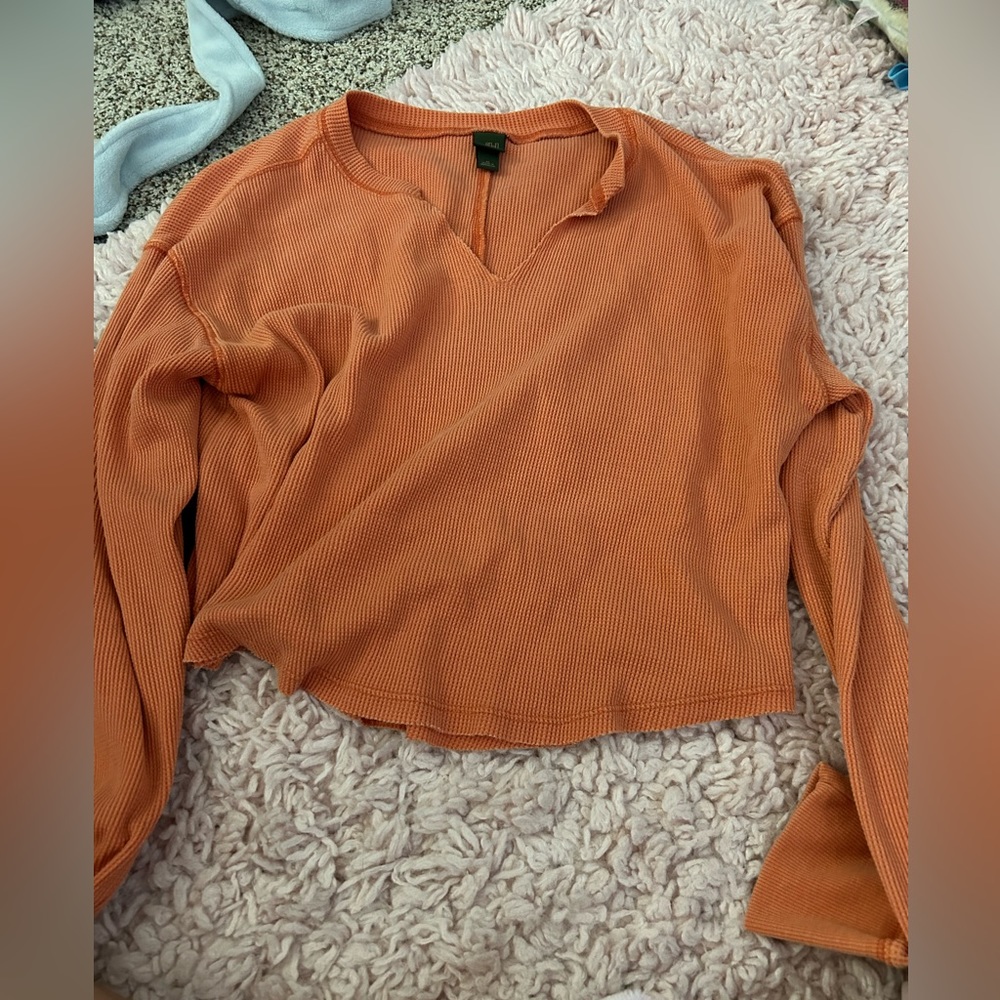 Target wild fable orange long sleeve